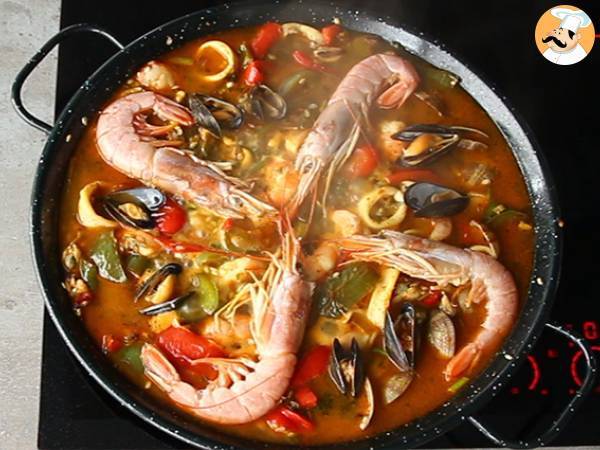 Seafood paella - Preparation step 10