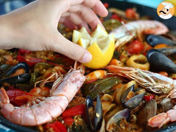 Seafood paella - Preparation step 11