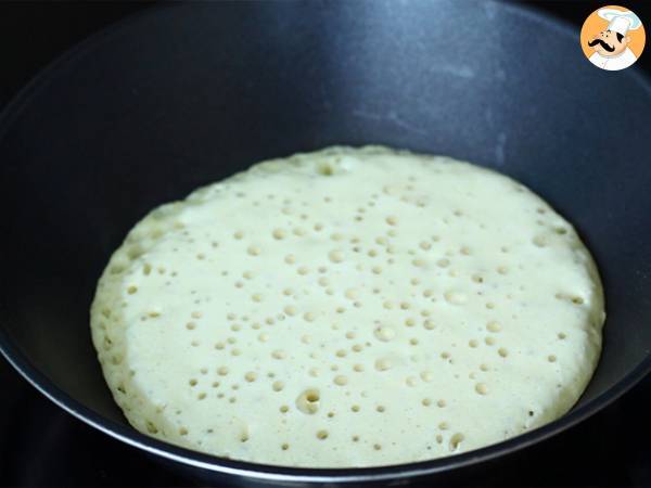 Baghrirs, the moroccan pancakes with a thousand holes - Preparation step 3