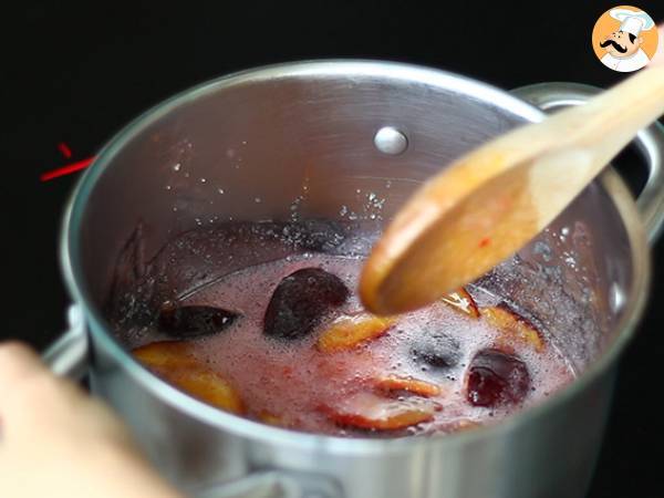 Homemade plum jam - Preparation step 2