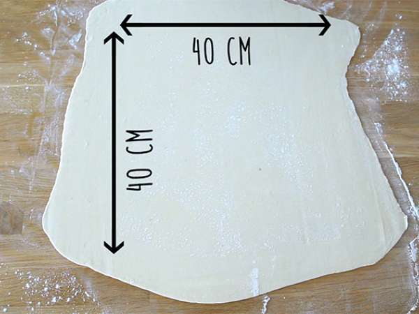 Vanilla mille-feuille - French Napoléon - Preparation step 1