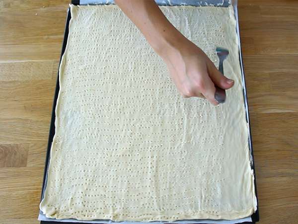 Vanilla mille-feuille - French Napoléon - Preparation step 2