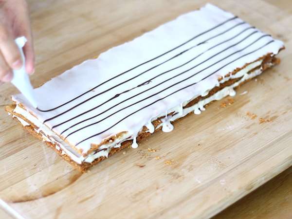 Vanilla mille-feuille - French Napoléon - Preparation step 12
