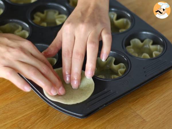 Crispy scallops in filo pastry - Preparation step 2