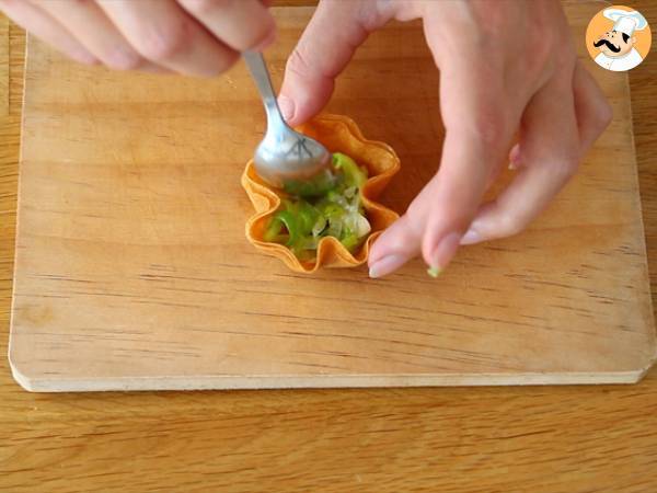 Crispy scallops in filo pastry - Preparation step 4