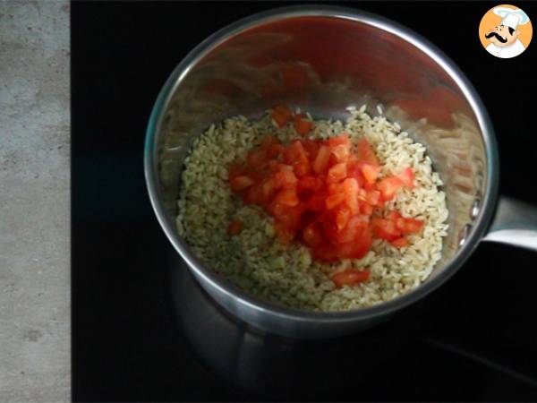 Saffron scallop risotto - Preparation step 1