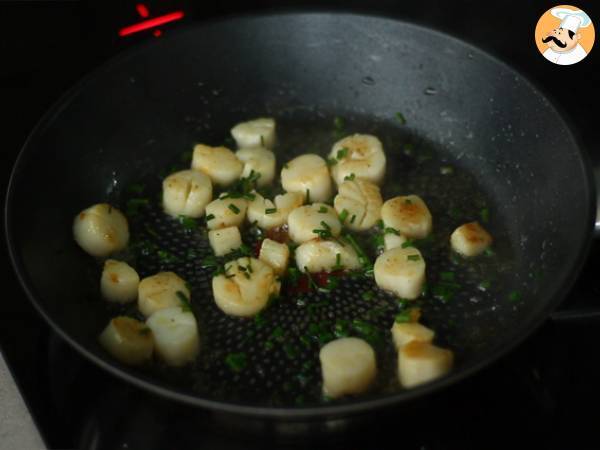 Saffron scallop risotto - Preparation step 5