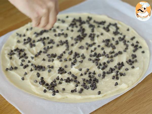 Vanilla and chocolate sun tart - Preparation step 4