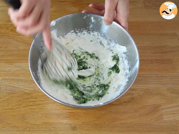 Beetroot and arugula mousse verrines - Preparation step 5