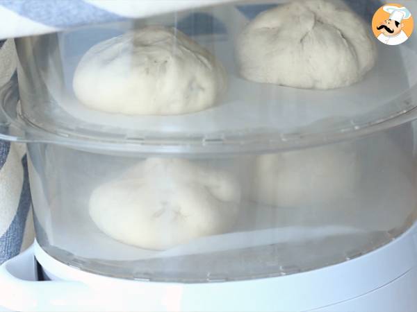 Bao buns, little steamed buns - Preparation step 11