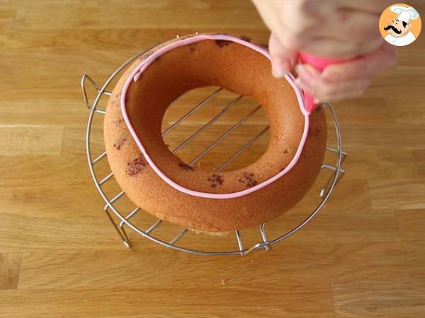 Donut cake (giant xxl donut) - Preparation step 6