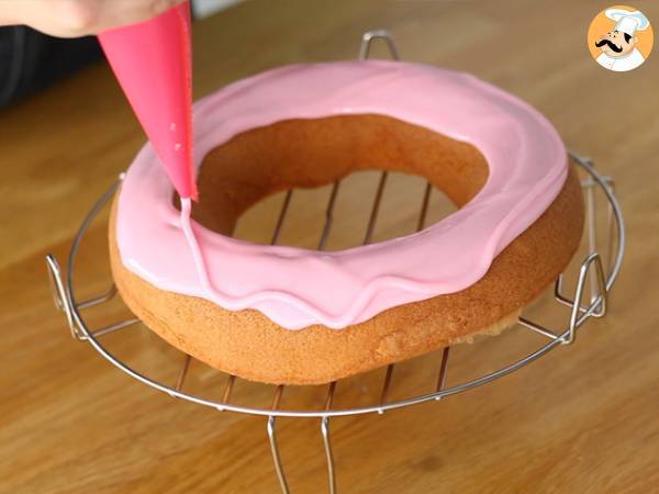 Donut cake (giant xxl donut) - Preparation step 7