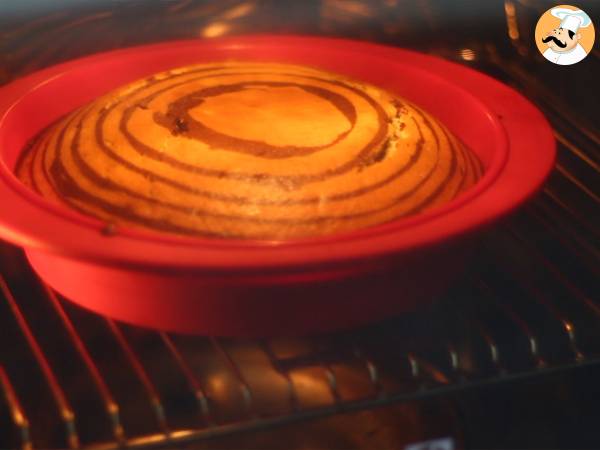 Zebra cake, the exotic marble cake (italian marble cake) - Preparation step 7