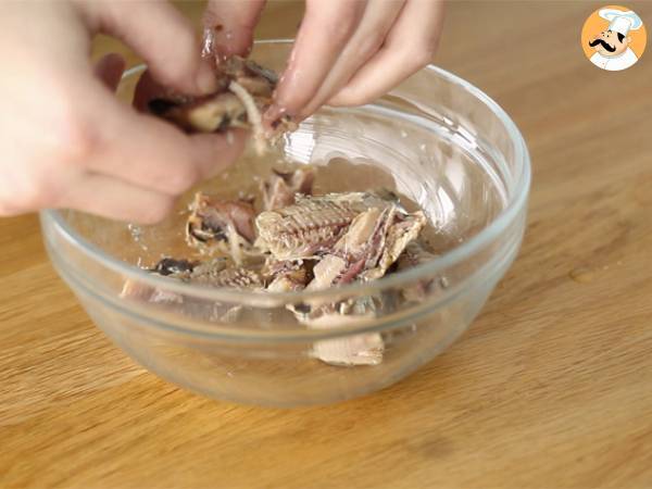 Quick and easy sardine rillettes - Preparation step 1