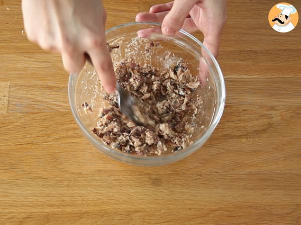 Quick and easy sardine rillettes - Preparation step 2