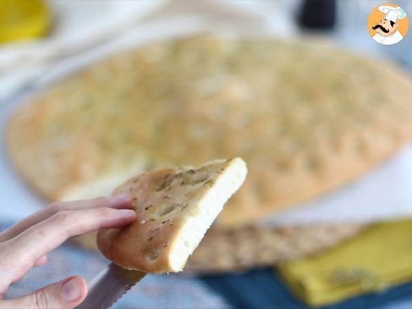 Focaccia, the italian bread with rosemary - Preparation step 8