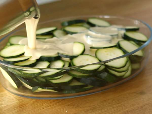 Simple zucchini gratin - Preparation step 3