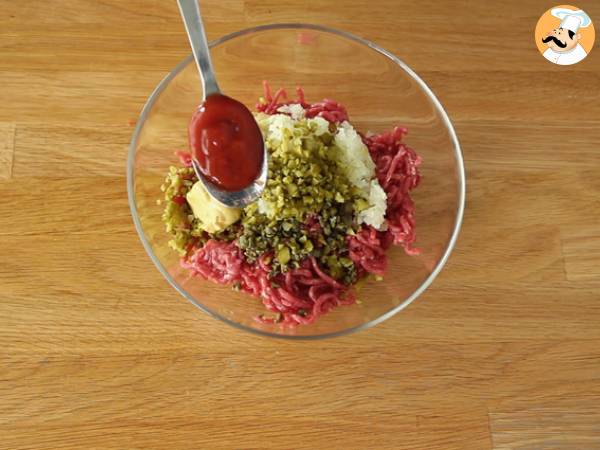 Beef tartare - Preparation step 2