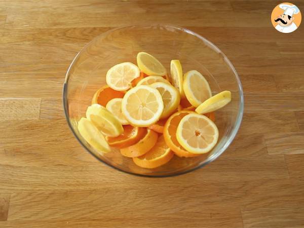 Citrus sangria - Preparation step 1