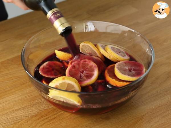 Citrus sangria - Preparation step 2