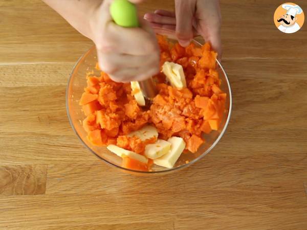 Sweet potato coconut cake - Preparation step 2