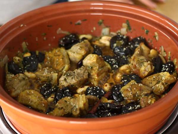 Lamb tagine with prunes (steps and video) - Preparation step 6