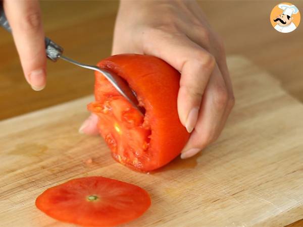 Quick and easy stuffed tomatoes - Preparation step 1