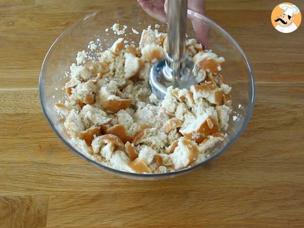 Bread pudding (simple and quick) - Preparation step 2