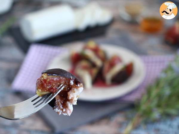 Roasted figs with goat cheese and honey - Preparation step 5