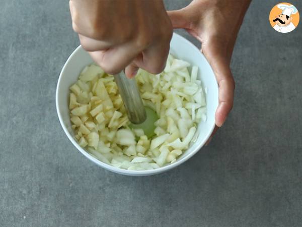 Pumpkin with shrimps - the brazilian camarão na moranga - Preparation step 2