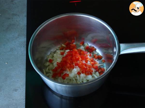 Pumpkin with shrimps - the brazilian camarão na moranga - Preparation step 6