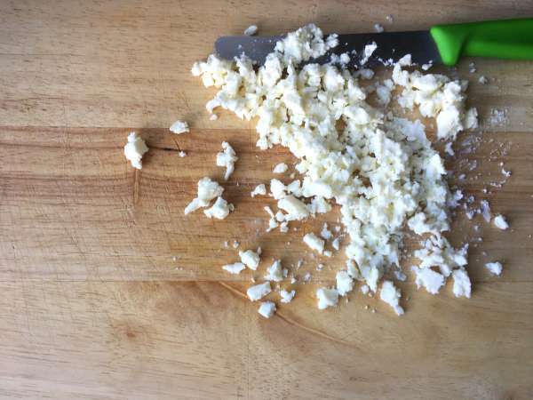 Zucchini with lemon and feta - Preparation step 5