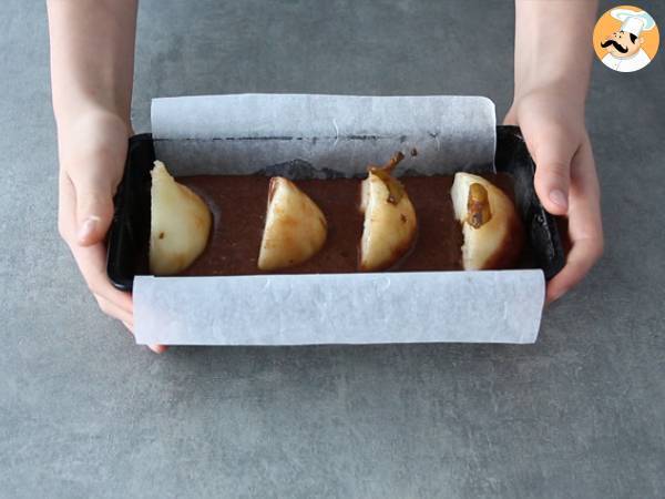 Chocolate pear cake - Preparation step 4