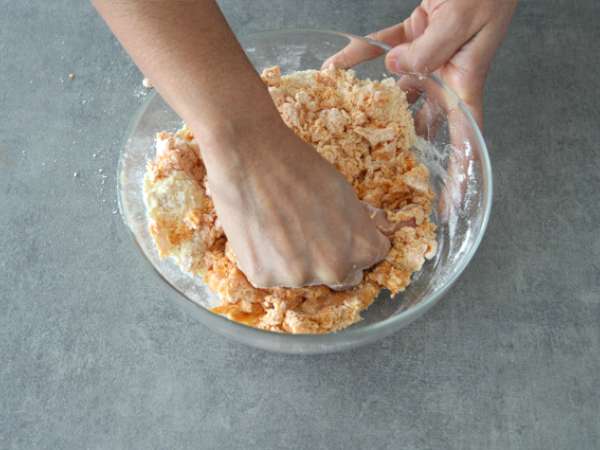 Sweet potato gnocchi (easy gnocchi) - Preparation step 2