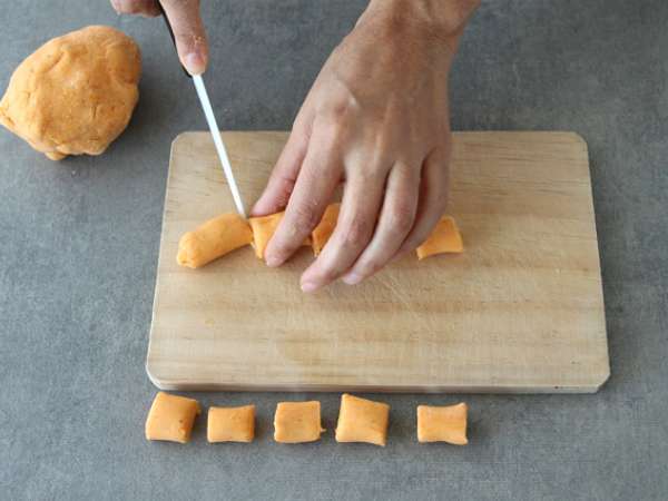 Sweet potato gnocchi (easy gnocchi) - Preparation step 3