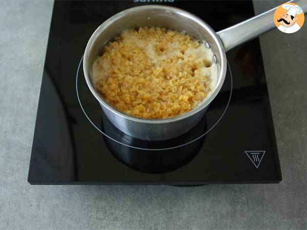 Coral lentil dip - Preparation step 1