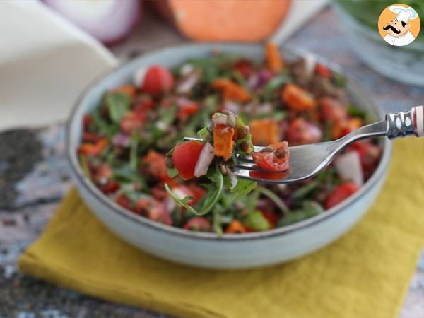 Lentil salad with sweet potatoes - Preparation step 4