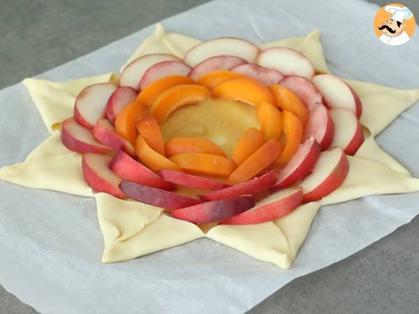 Flaky star fruit tart - Preparation step 3