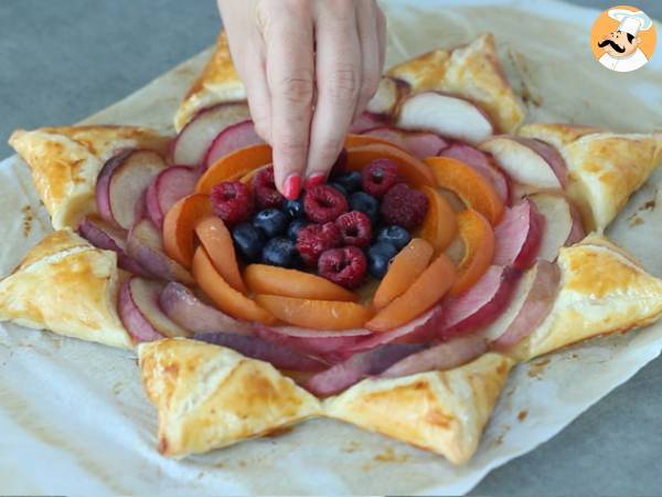 Flaky star fruit tart - Preparation step 4