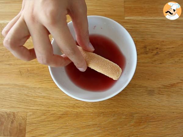 Raspberry tiramisu log - Preparation step 4