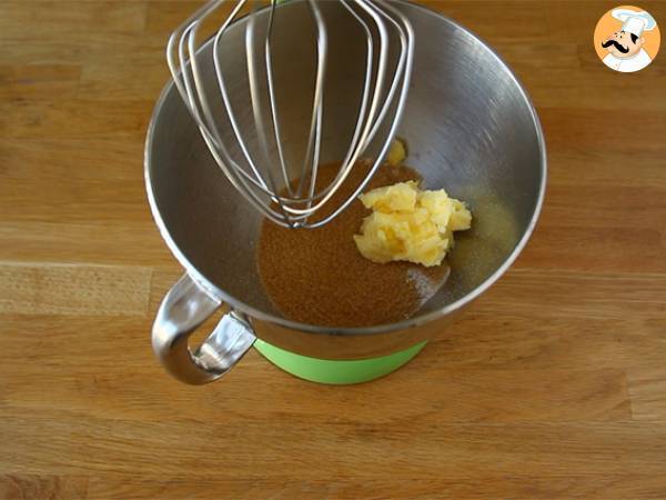 Lemon and oat brownies with lemon glaze - Preparation step 1