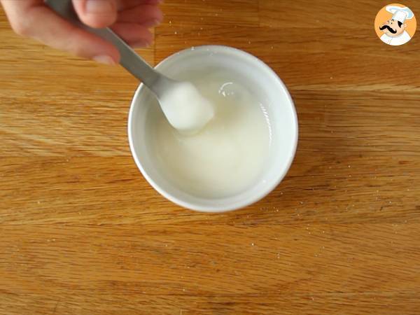 Lemon and oat brownies with lemon glaze - Preparation step 4