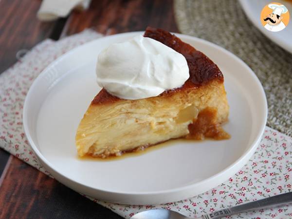 Apple and caramel croissant pudding - Preparation step 9