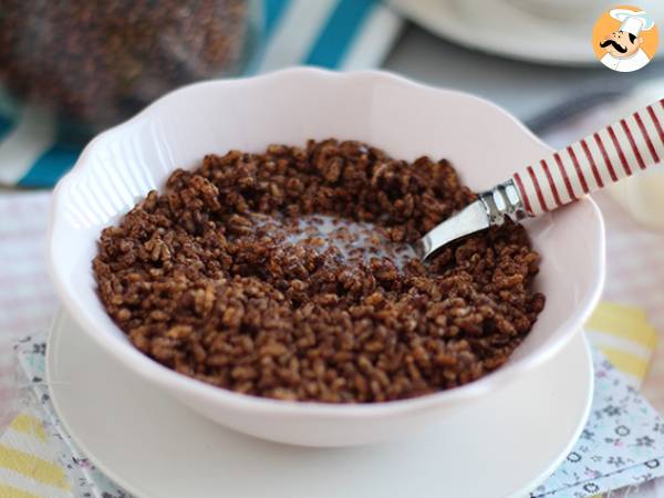 Chocolate puffed rice - coco pops copycat - Preparation step 6