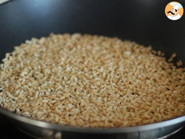 Puffed rice bars with peanut butter - Preparation step 1