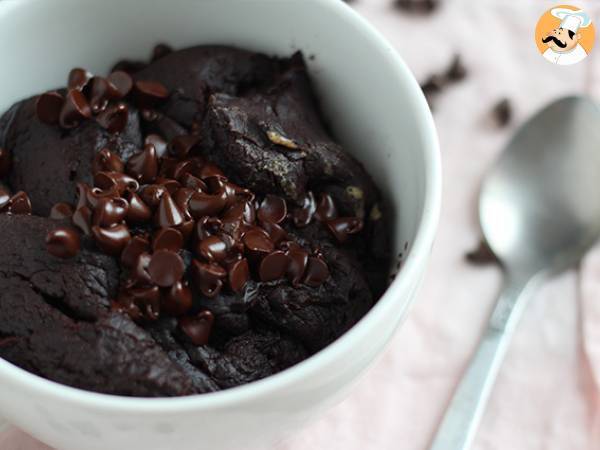 Vegan mug cake - chocolate and peanut butter in 1 minute - Preparation step 4