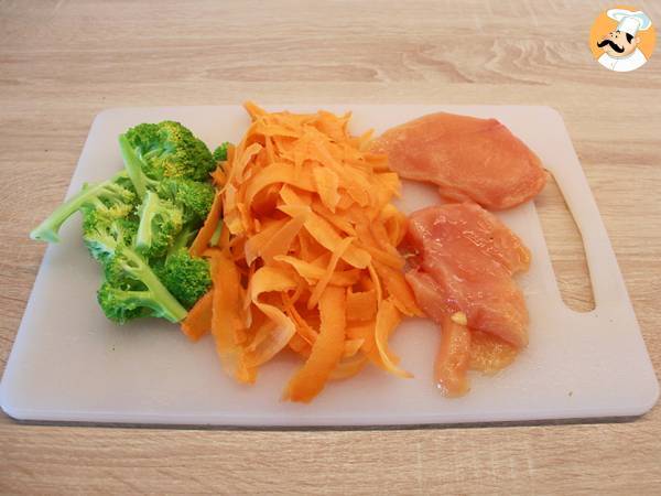 Easy and healthy chicken in parchment - Preparation step 1