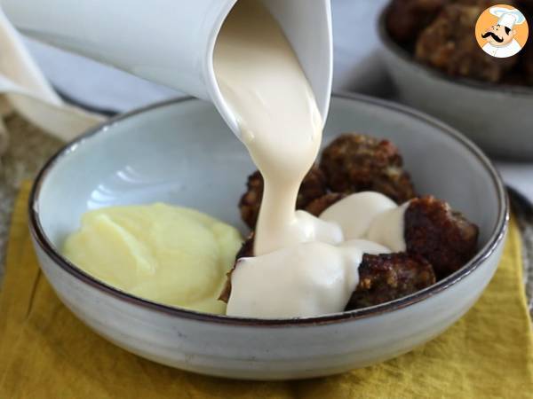 Ikea meatballs with white sauce - Preparation step 6