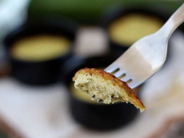 Zucchini and pesto flans - gluten-free - Preparation step 4