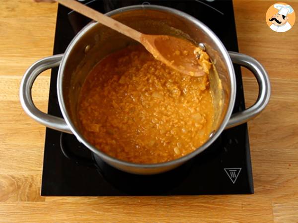 Easy red lentil dahl - Preparation step 5